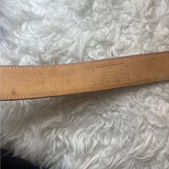 Cuadra Fuscus Skin genuine caiman Belt - Picture 5 of 7